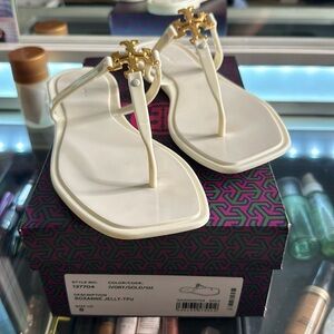 Tory Burch Roxanne jelly - in color ivory gold